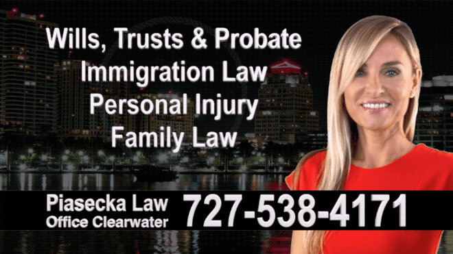 Polish Attorney Agnieszka Piasecka - Serving Tampa Bay, Florida, Polski Prawnik Adwokat Floryda