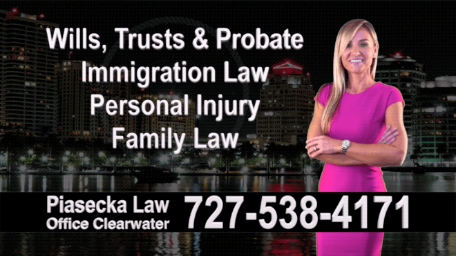 Agnieszka Aga Piasecka 813-786-3911 Polish Lawyer, Tampa Bay, Polski Prawnik Adwokat Attorney